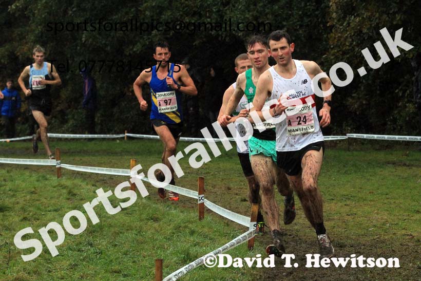 Senior Mens 2023 National Cross Country Relays, Berry Hill Park, Mansfield.  Photo: David T. Hewitson/Sports for All Pics